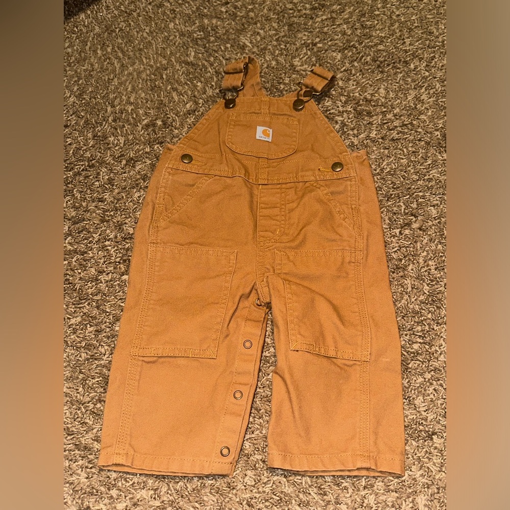 Carhartt Canvas Overalls 9 months